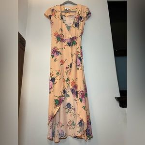 & Other Stories Short Sleeve Wrap Dress